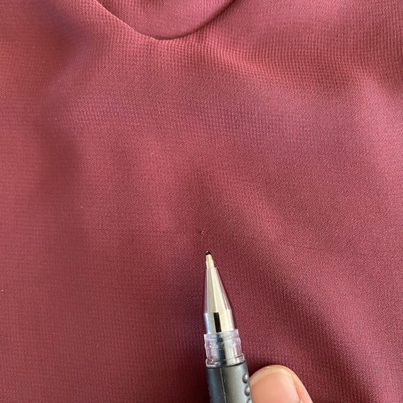 Jennifer Lopez sheer/semi-sheer flowy blouse size L - Picture 10 of 11